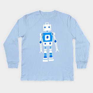 Roboto Kids Long Sleeve T-Shirt